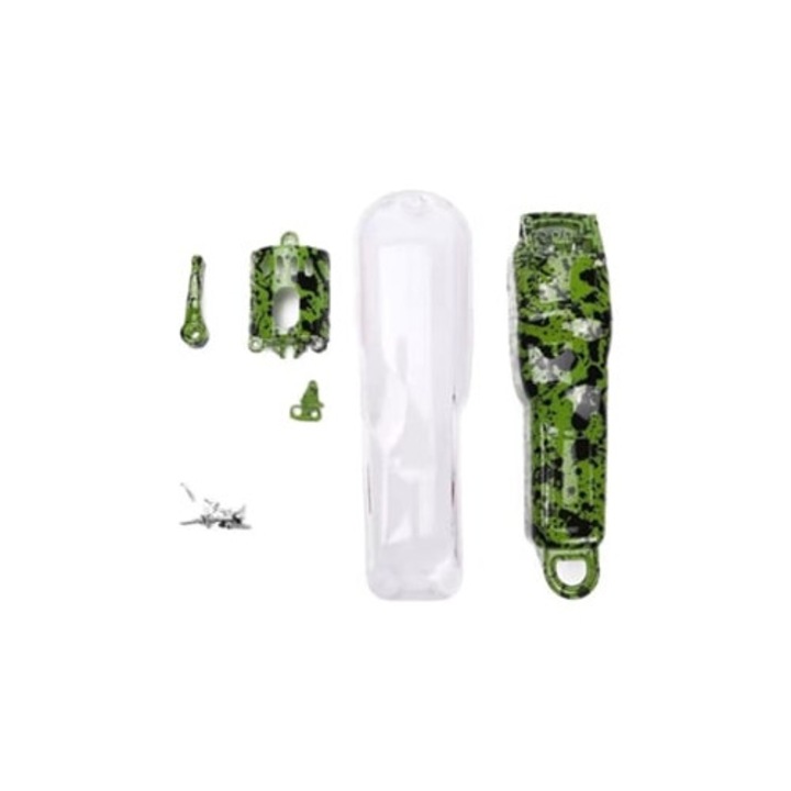 Kit capac pentru aparat de tuns parul, camuflaj, verde, set