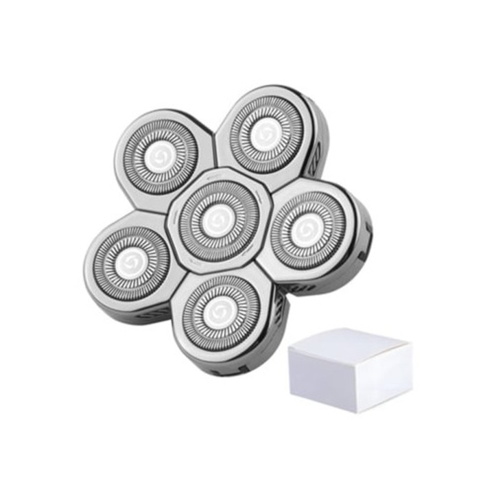 Cap de ras electric inlocuibil Slowmoose, argintiu