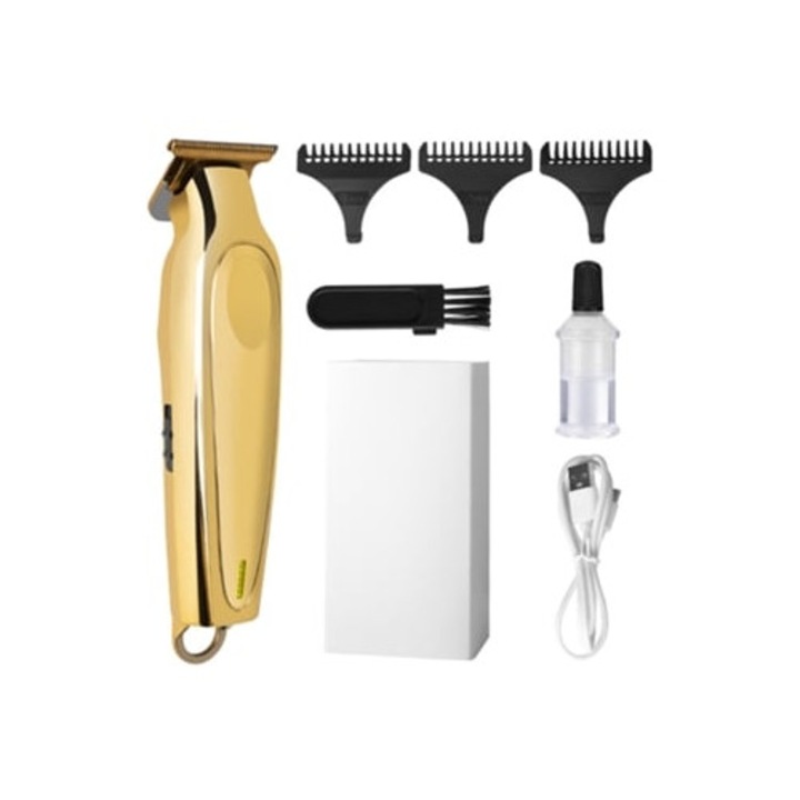 Aparat de tuns electric Slowmoose, USB, auriu