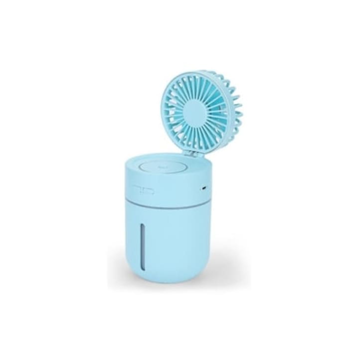 Umidificator ultrasonic 130ml, LED colorat, lemn inchis