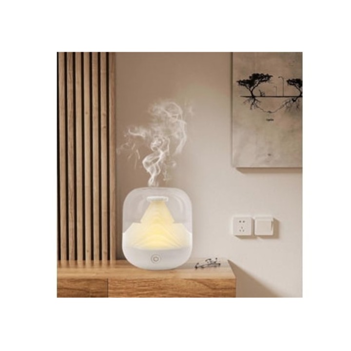 USB párásító, mini, vezeték nélküli, nagy teljesítményű, Flye3491, fehér