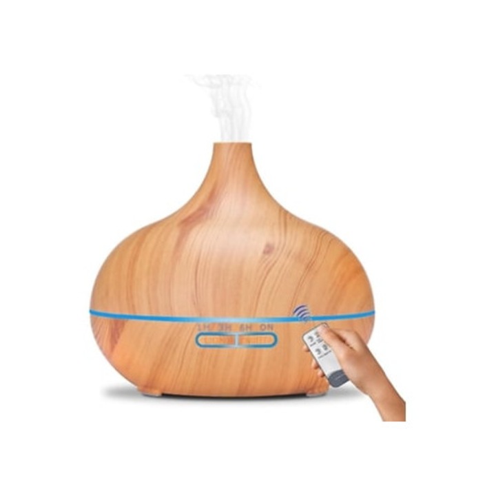 Umidificator de plante, 500ml, mod de ceata ajustabil, lumina de noapte, functionare silentioasa