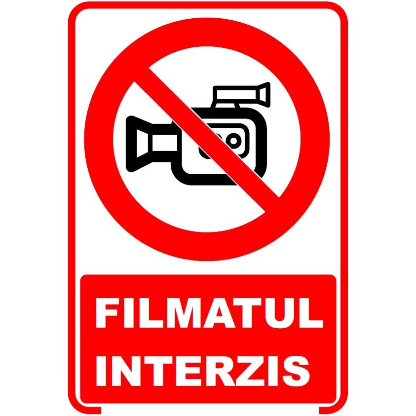 Set de 2 indicatoare A5 - FILMATUL INTERZIS