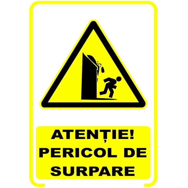 Set de 2 indicatoare A4 - ATENTIE SURPARE