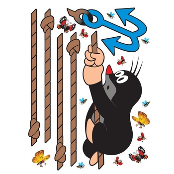 Sticker perete - Cartita si ancora (85 cm x 65 cm) Sticker perete - Cartita si ancora (85 cm x 65 cm)