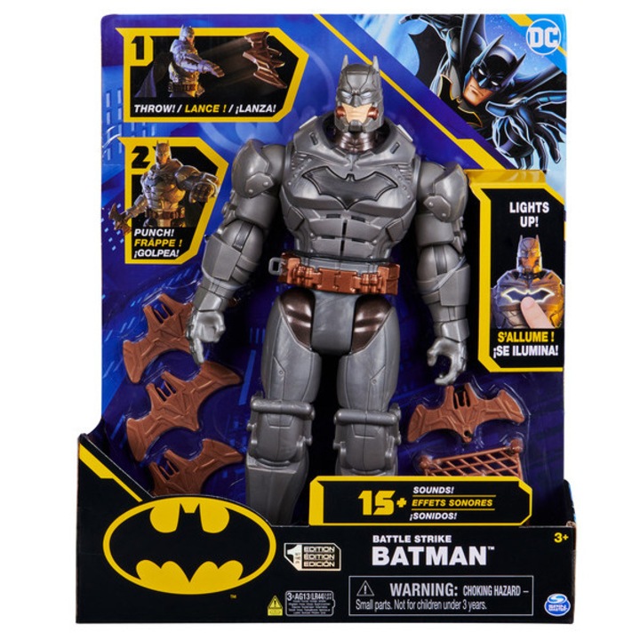 Figurina Batman de 30cm cu accesorii, Spin Master