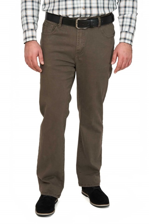 Ежедневен панталон с прав джоб, Realised, кафяв W34