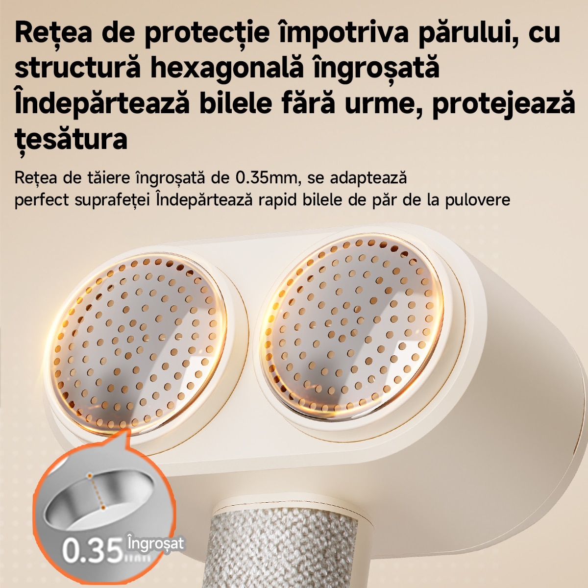 Aparat de tuns scame electric reincarcabil cu afisaj digital – indeparteaza eficient scamele de pe pulovere, paltoane, canapele si paturi, 8000rpm, alb si negru