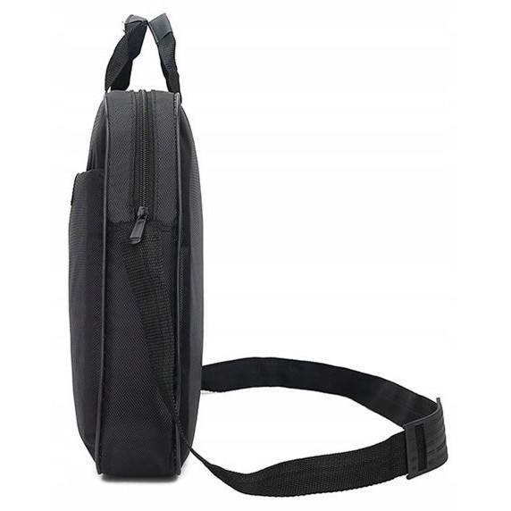 Husa Pentru Laptop, Pantherise, Poliester Durabil Cu 2 Buzunare Si Fermoar Metalic, 43 x 10 x 0.5 Cm, Negru