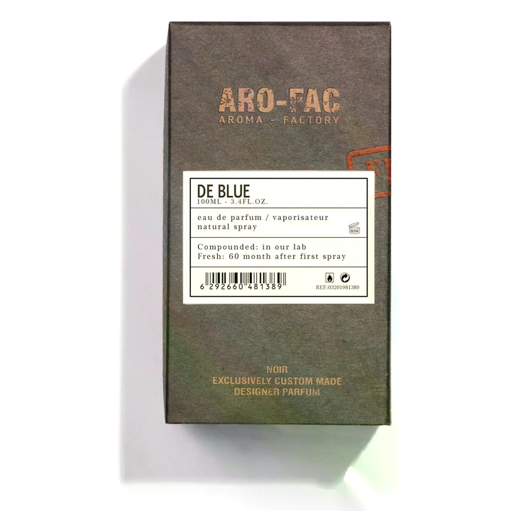 Parfum, De Blue, unisex, EDP, Aro-Fac, 100ml