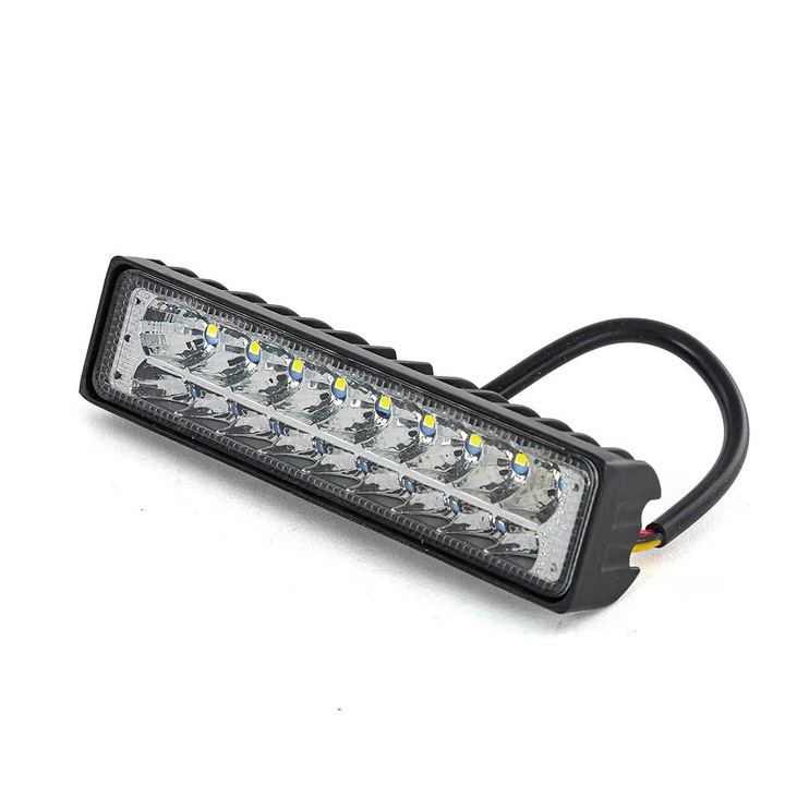 LED Halogen / Proiector 18W cu lumină albă caldă și rece, 16 diode