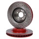 Disc de frana set 2 bucati Master-Sport Germany, 330x64,5mm, pentru Mercedes-Benz Clasa E (W211) si SL (R230)