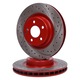 Disc de frana set 2 bucati Master-Sport Germany, 330x64,5mm, pentru Mercedes-Benz Clasa E (W211) si SL (R230)