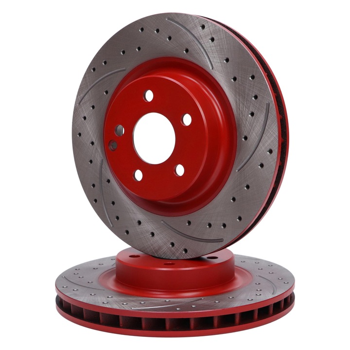 Disc de frana set 2 bucati Master-Sport Germany, 330x64,5mm, pentru Mercedes-Benz Clasa E (W211) si SL (R230)