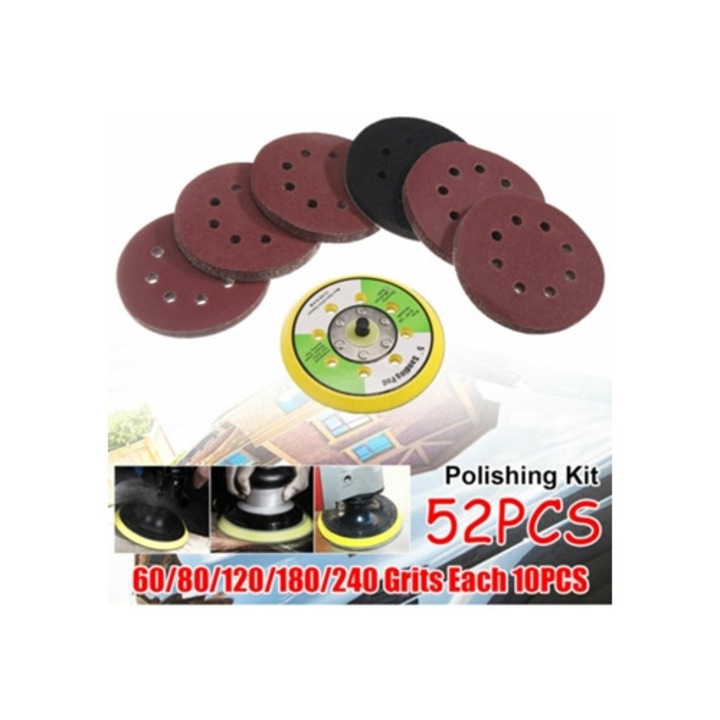 Discuri de slefuit din oxid de aluminiu, set, compatibilitate universala