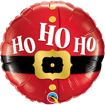 Balon folie 45 cm Ho Ho Santa - 45 cm, Qualatex 52120 Balon folie 45 cm Ho Ho Santa - 45 cm, Qualatex 52120