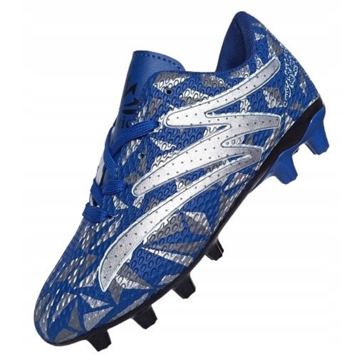 Детски футболни обувки, с бутонки, екологична кожа, многоцветни