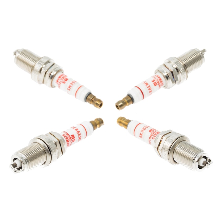 Bujii de aprindere Master-Sport Germany, set 4 buc, M14x1,25, 19mm, pentru Dacia Logan/Express/MCV/Pick-Up/Sandero
