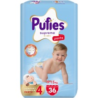 Scutece-Chilotel Pufies Supreme, marimea 4 Maxi, 36 bucati, 9-15 kg, Value Pack