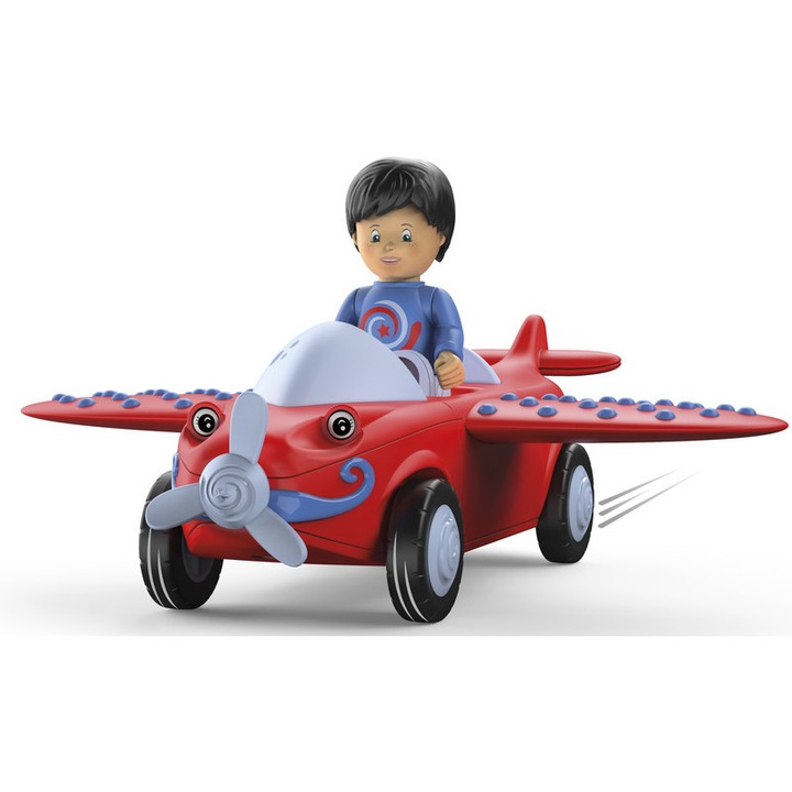 Mașinuță de model, Siku, Leo Loopy, set 3 piese, efecte de lumină și sunet, 21x7, 5cm