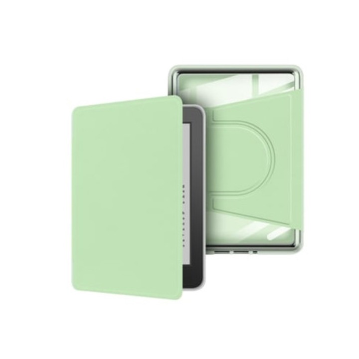 Védőtok Kindle Paperwhite 11. generációhoz, mágneses levehető kialakítás, világoszöld, 6 hüvelyk