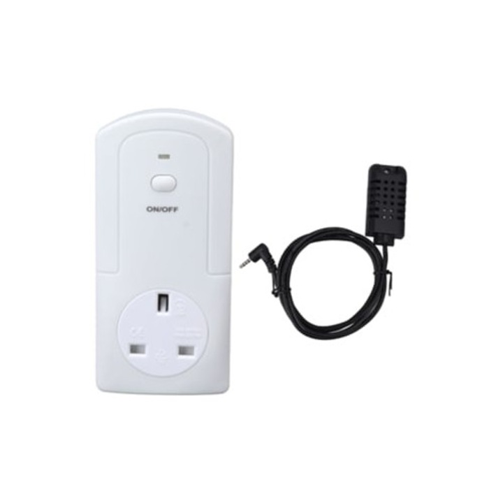 Priza wireless pentru controlul temperaturii, controler de temperatura, functii de incalzire, racire