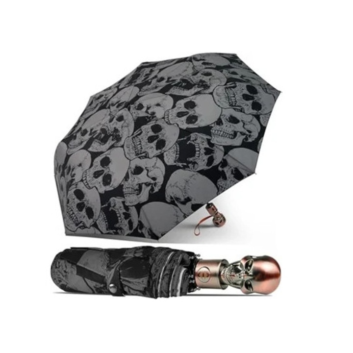 Férfi esernyő Siurn Skull Compact Vento