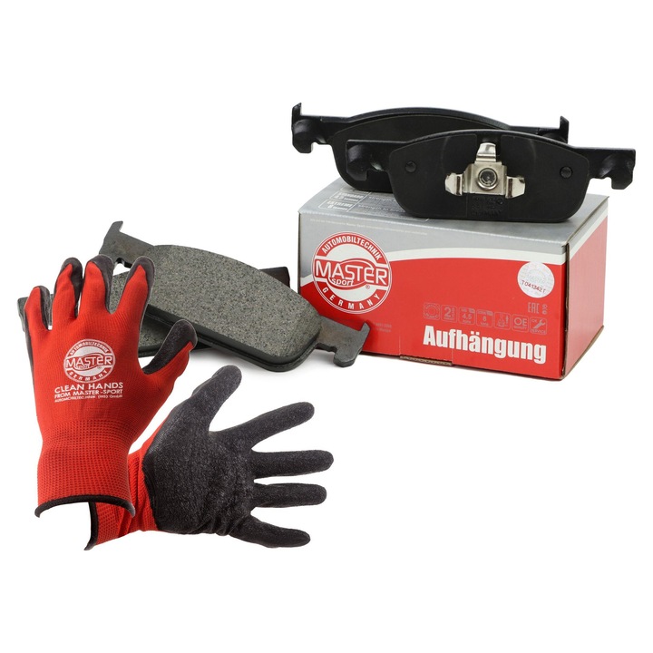 Placute de frana fata Master-Sport Germany, set, 155x49mm, 17mm