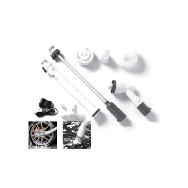 Mop electric, unelte de curatare fara fir, capete de mop interschimbabile, gri