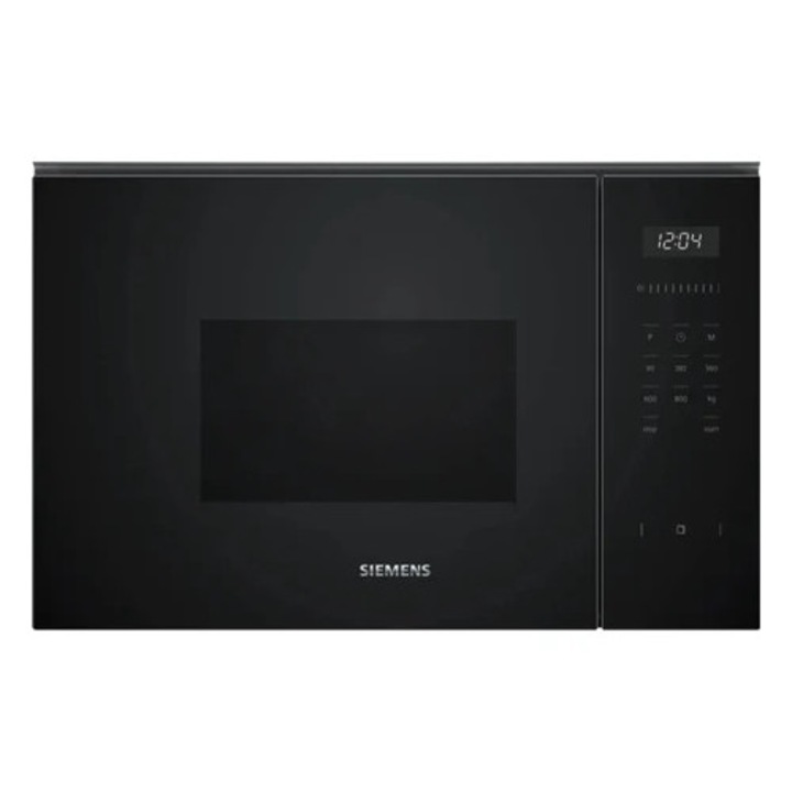 Cuptor cu microunde integrabil SIEMENS BF525LMB1, 20L, fara grill, negru
