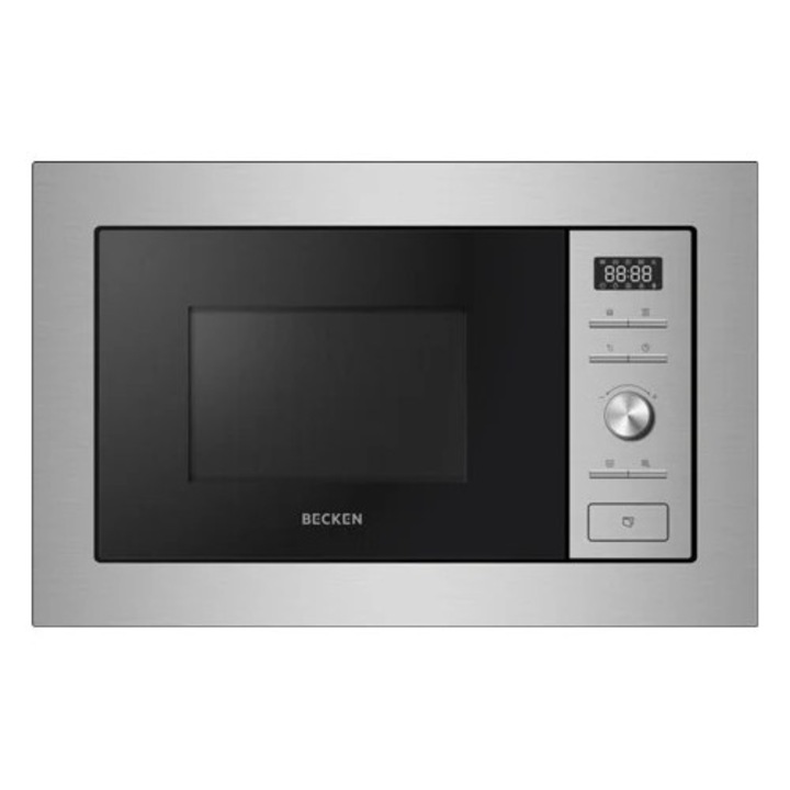 Cuptor cu microunde incorporat BECKEN BBIMW8916IX, 28 L, cu grill, inox