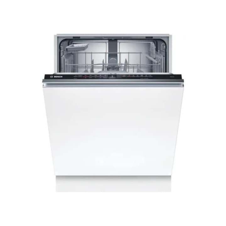 Masina de spalat vase integrabila, 13 cutite, 60 cm, panou negru