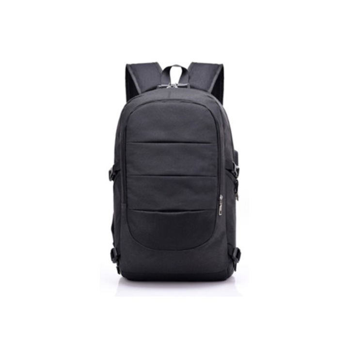 Praktikus utazótáska utazáshoz és szabadtéri tevékenységekhez, fekete