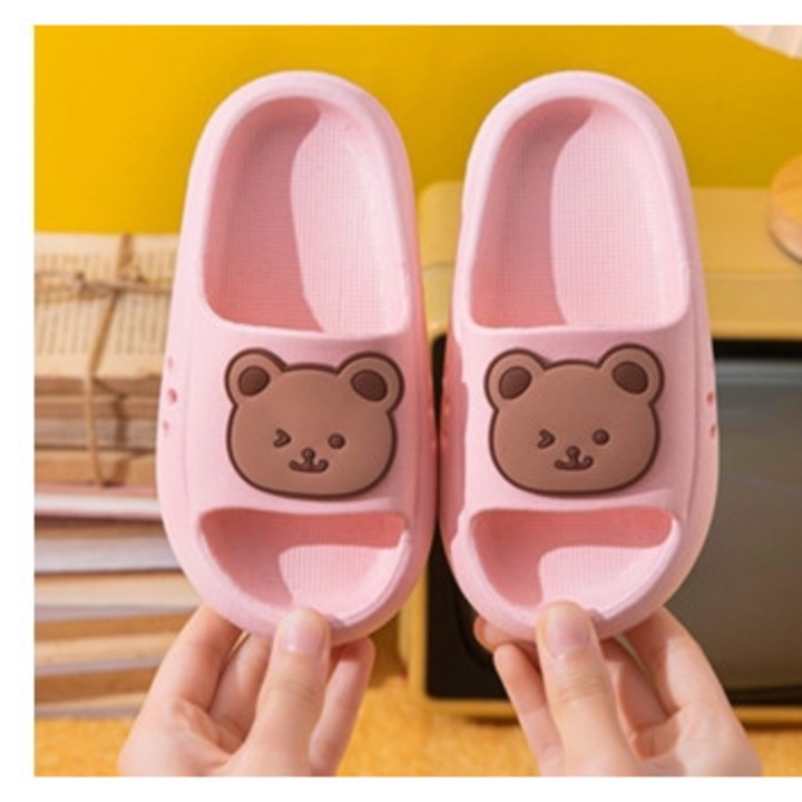 Slapi animati, roz, PVC, 36-37 EU