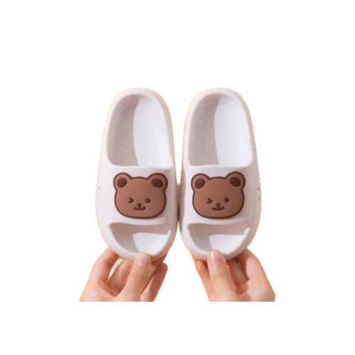 Gyermek papucs, bézs, PVC, 30-31 EU