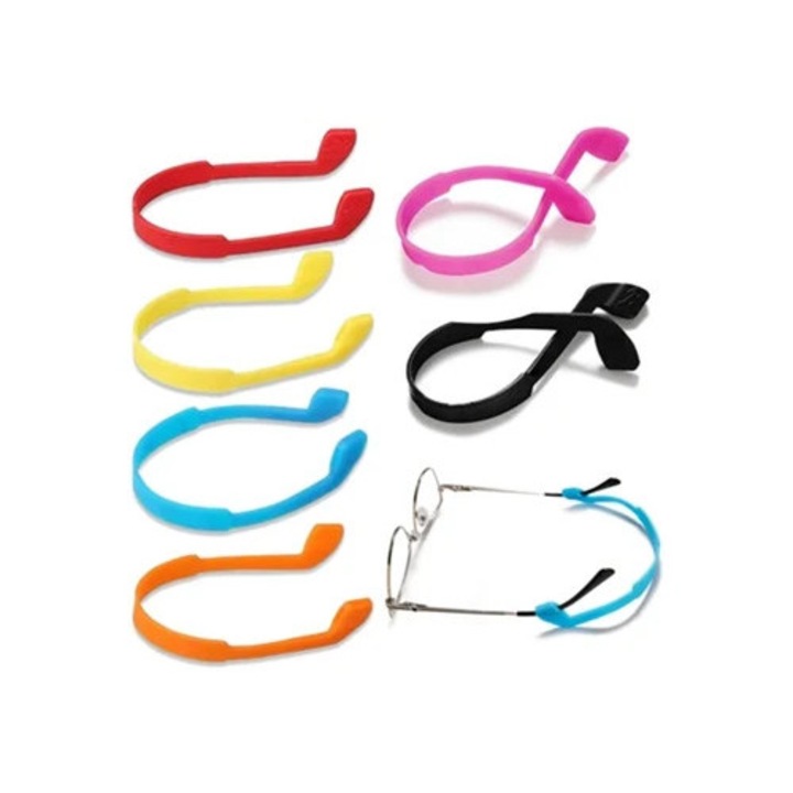 Curea sport pentru ochelari, non-alunecare, elastica, lavabila, set pentru copii si adulti