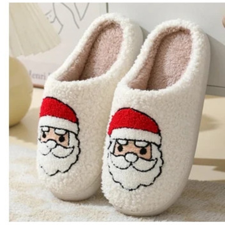 Slapi de plaja Casal, confortabili, caldurosi, alb, 38-39 EU