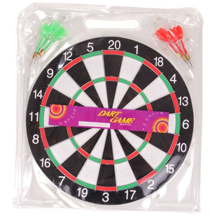 Tabla de darts cu 6 sageti - 40 cm