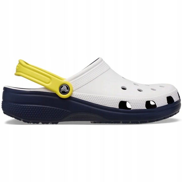 Crocs, Saboti Barbati Spuma Croslite, Classic Retro Sport 211281 Clog, Alb, Alb