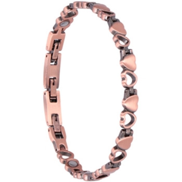 Bratara din cupru pentru ameliorarea durerii, bijuterie in forma de inima, femei