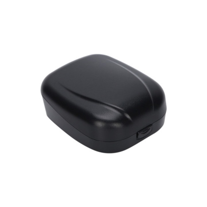 Husa portabila, rezistenta la apa si socuri pentru aparate auditive negru