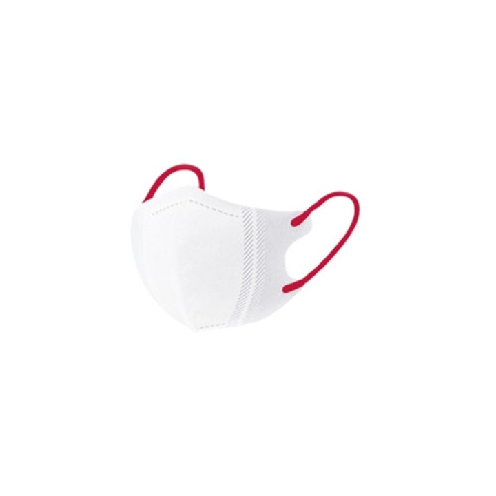 Masca chirurgicala medicala 3D, trei straturi, protectie anti-praf, alb