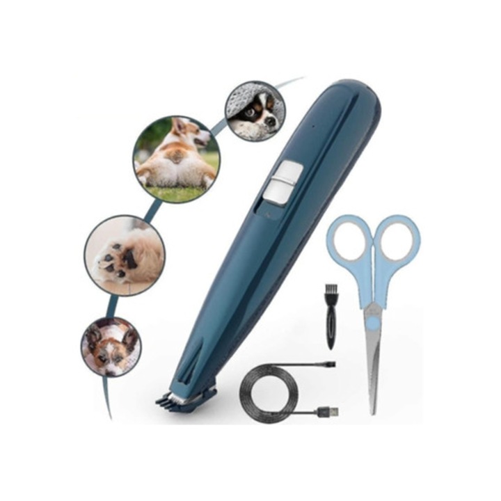 Trimmer pentru unghii animale, micro-precizie, iluminare LED, design sigur, 20x5x5cm