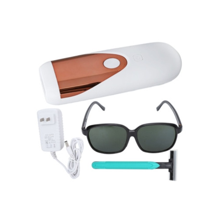 Epilator IPL permanent, fara durere, pentru acasa, 100-240V