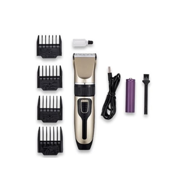 Aparat de tuns profesional, set complet, fara fir, 0.5mm, 1.5mm