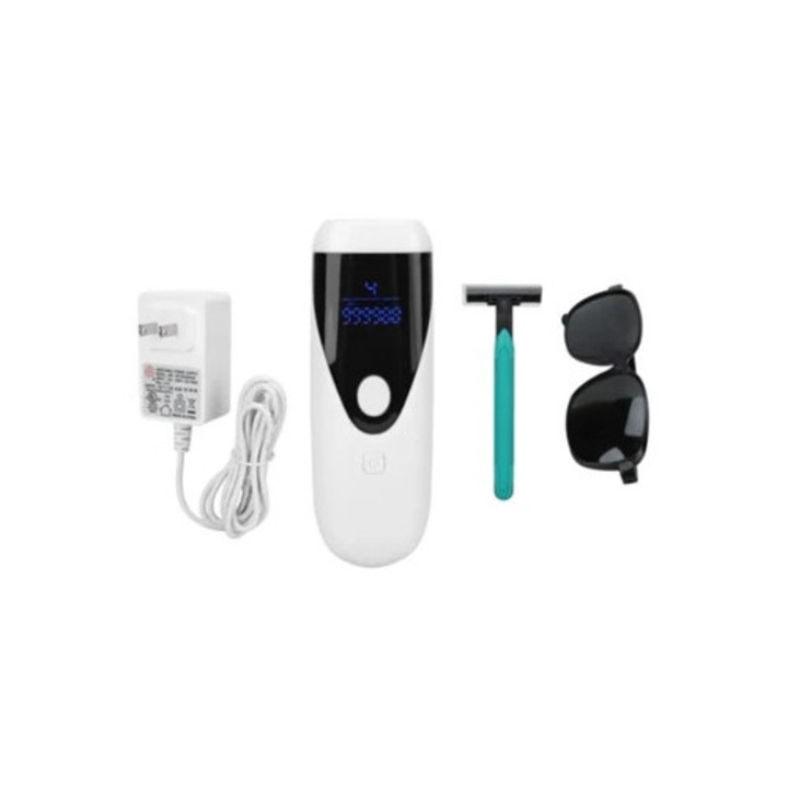 Epilator IPL pentru barbati si femei, aparat de epilare fara durere, pentru brate si picioare, 100-240V