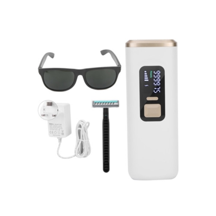 Epilator ajustabil pentru acasa, alb, 100-240V