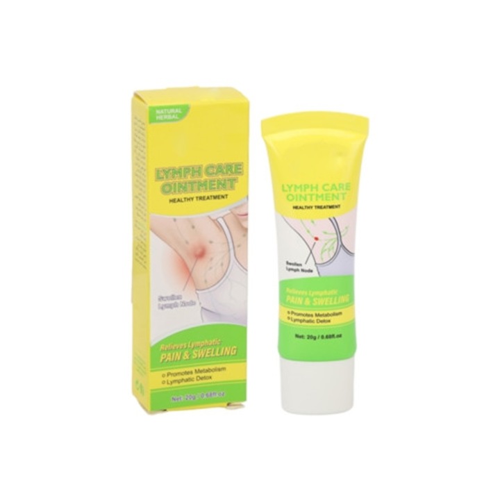 Növényi nyirokelvezető krém, 20g, nyirokápolás, hónalj, nyak