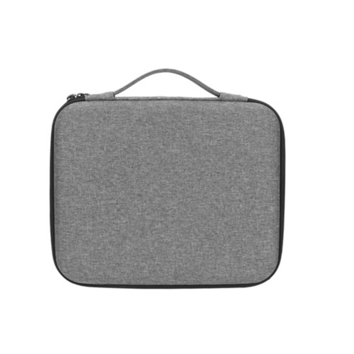 Husa rigida pentru uscator de par, organizator de calatorie, cu maner extern