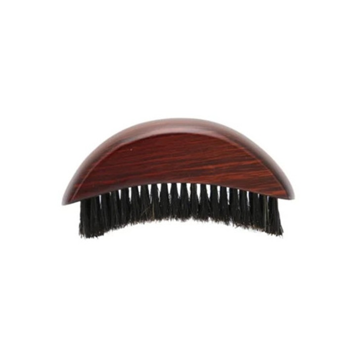 Perie de barba din placaj cu maner portabil, instrument de ingrijire, coafare